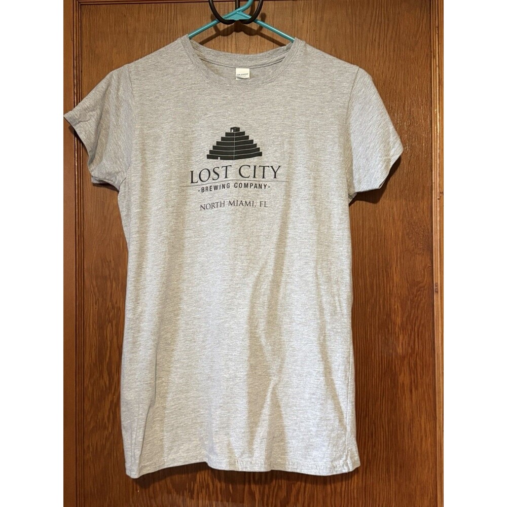 Lost City Brewing Co Womens Large T-Shirt Miami Florida New